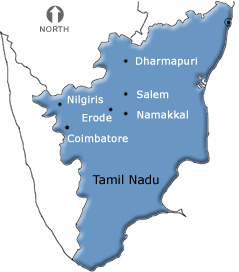 Tamil Nadu Map